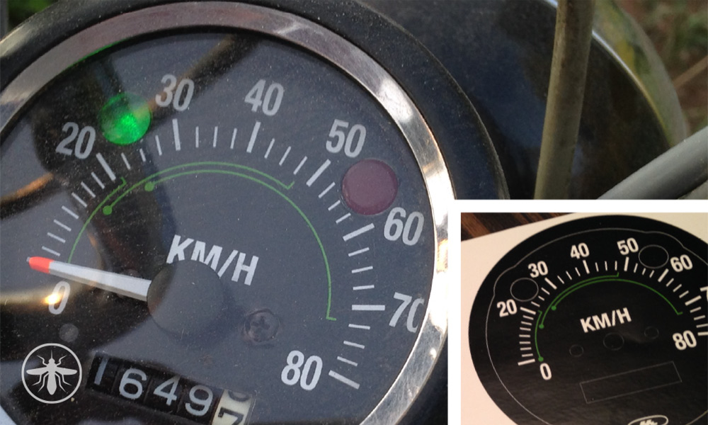 CT70 Speedometer Conversion – MPH to KM/H